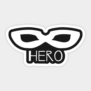 White Mask - Hero Sticker